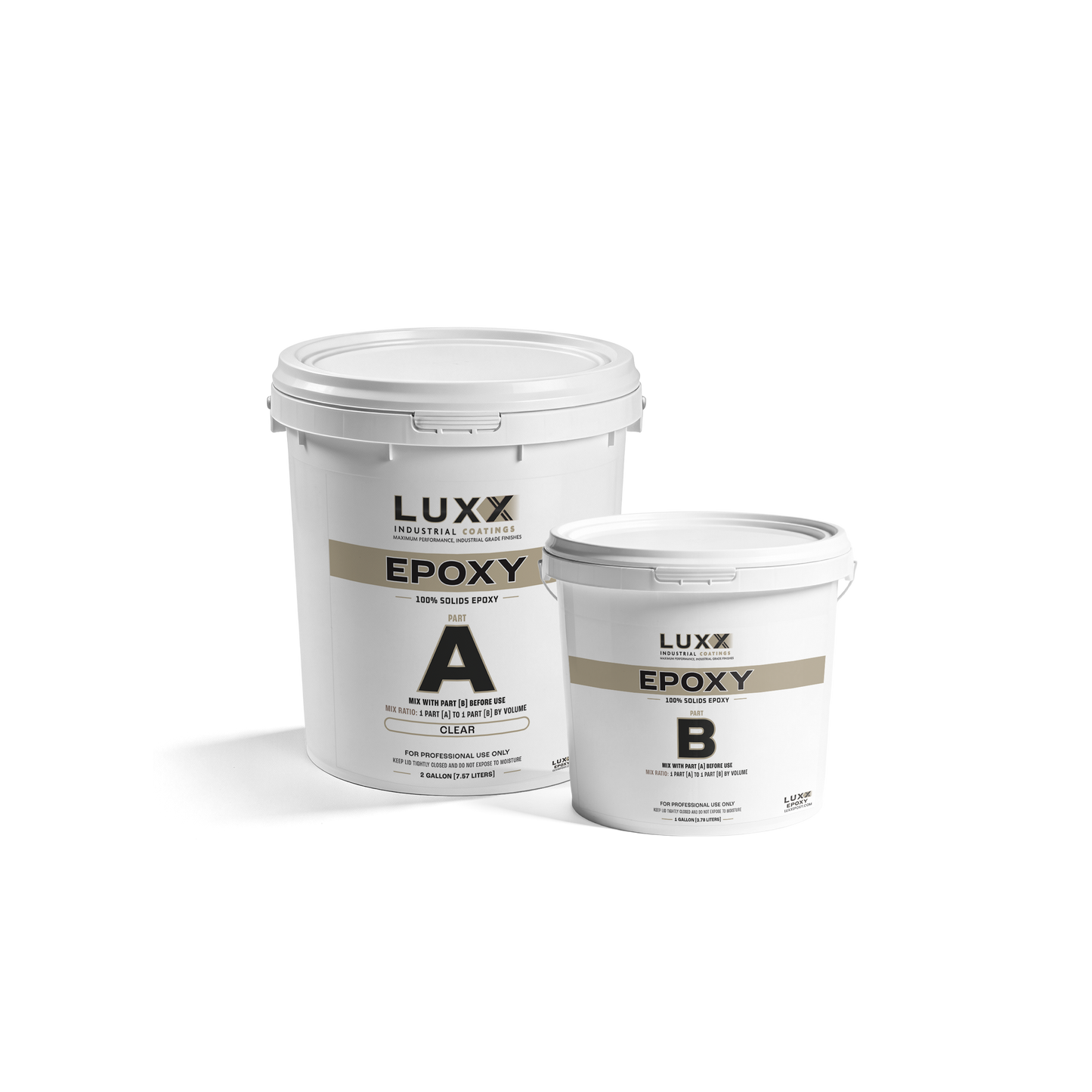 Epoxy Kit Clear - 100% Solids (2+1 Gal)